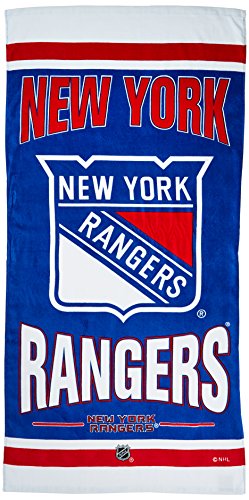 New York Rangers Towel 30x60 Beach Style